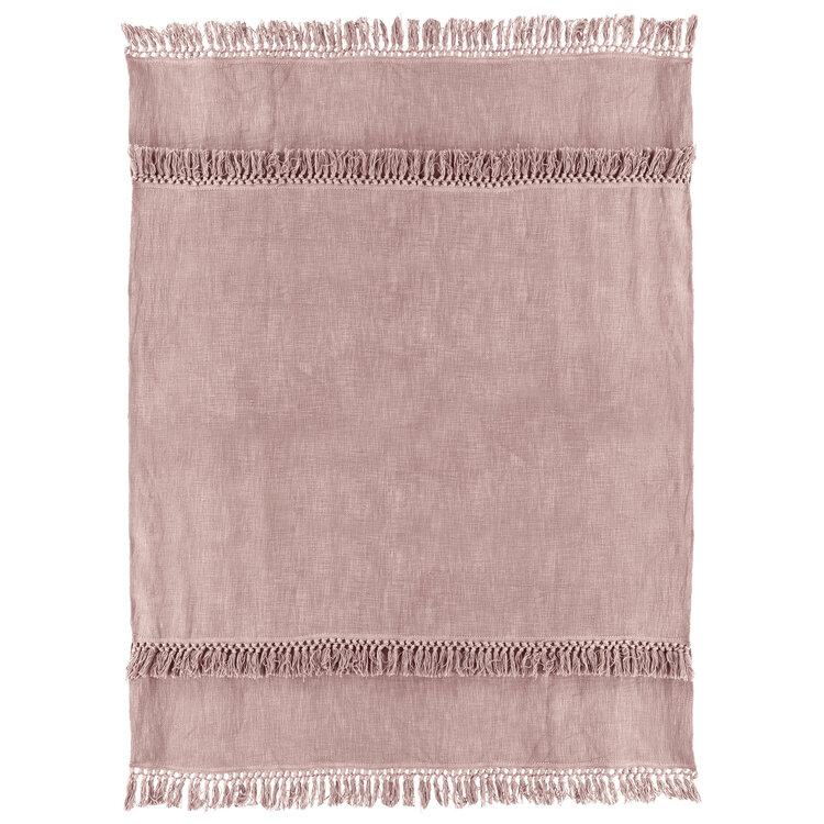 Plaid Saba 130x180cm old pink