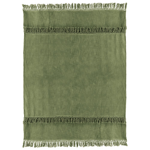 Plaid Saba 130x180cm olive green