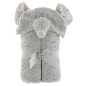 Badjas plush baby animal 100x75cm elephant