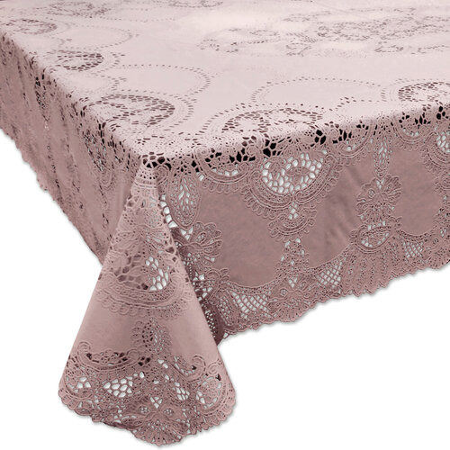 Tafelkleed Amira Vinyl 137x180cm oud roze Tafelkleed Amira Vinyl 137x180cm oud roze