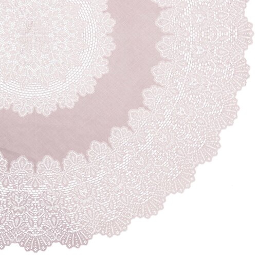 Tafelkleed Amira Vinyl 180cm Ø oud roze Tafelkleed Amira Vinyl 180cm Ø oud roze