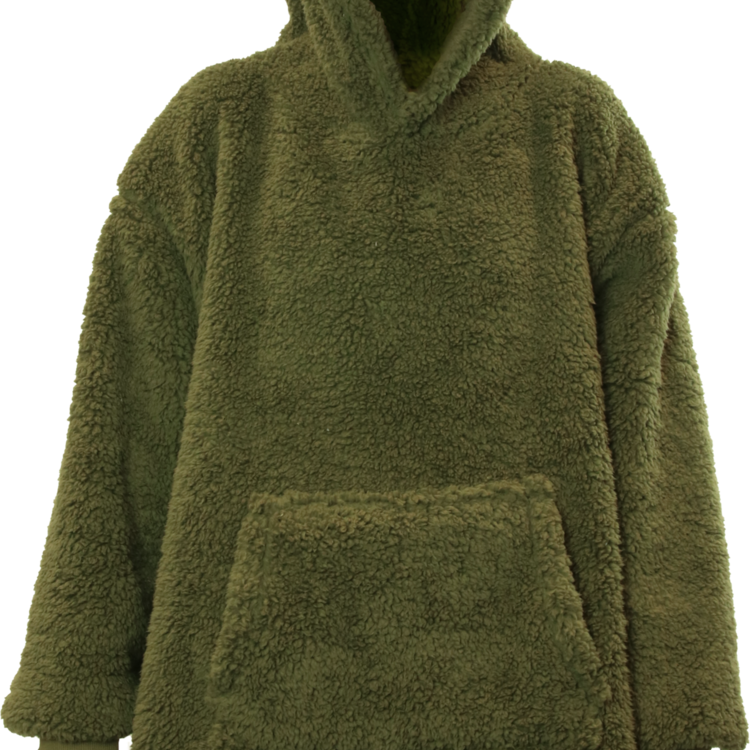 Hoodie Teddy 70x50x87cm winter green