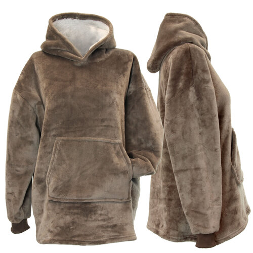 Oversized kids hoodie 75x63cm taupe Oversized kids hoodie 75x63cm taupe