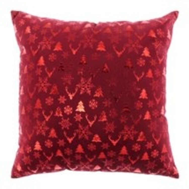 Kussen Bernt 45x45cm red