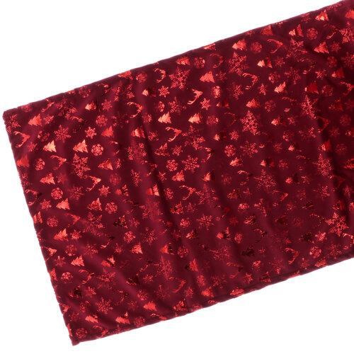 Tafelloper Bernt 45x150cm red