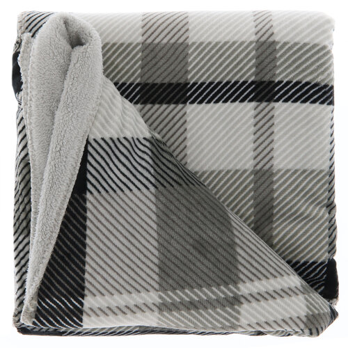 Plaid Huub 130x160cm dark grey