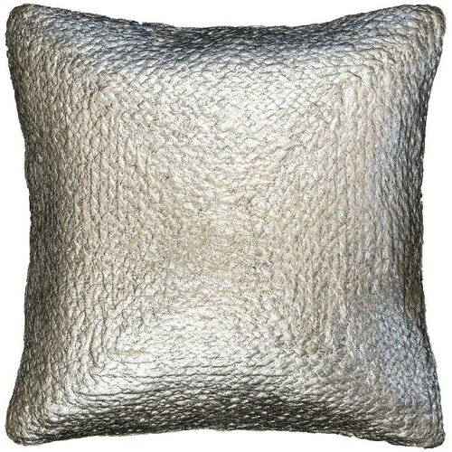 Kussen Metallic 45x45cm silver