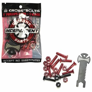 Independent Phillips Hardware 1in w/tool Red/Black