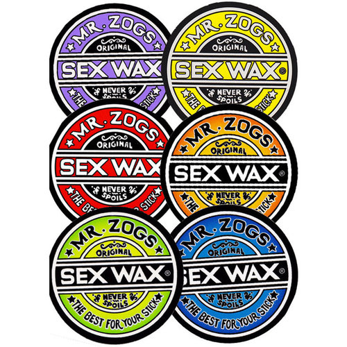 Sex Wax 9' Circular Original Logo Sticker