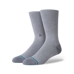 Stance Icon Socks Grey Heather