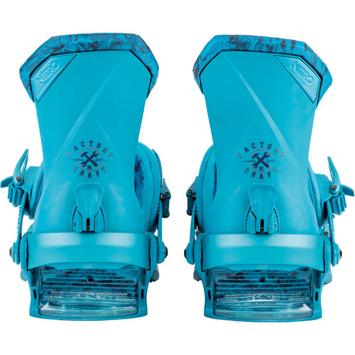 Nitro 2022 Team Snowboard Binding Blue