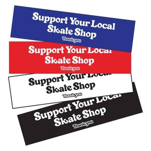 Thank You Support Your Local Sticker