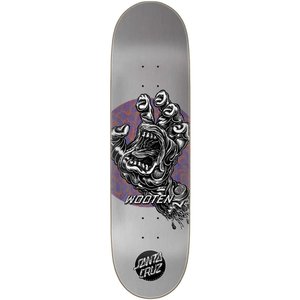 Santa Cruz Wooten Alive Hand VX 8.5 Deck Silver