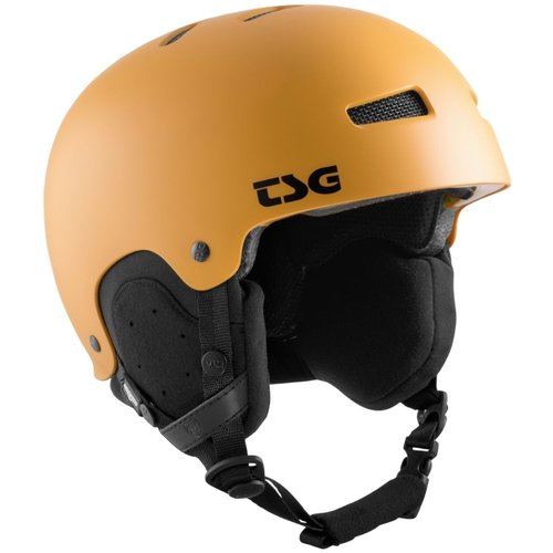 TSG Gravity Solid Color Snowboard Helmet Satin Yellow Ochre