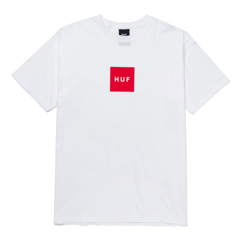 HUF Essentials Box Logo S/S Tee White