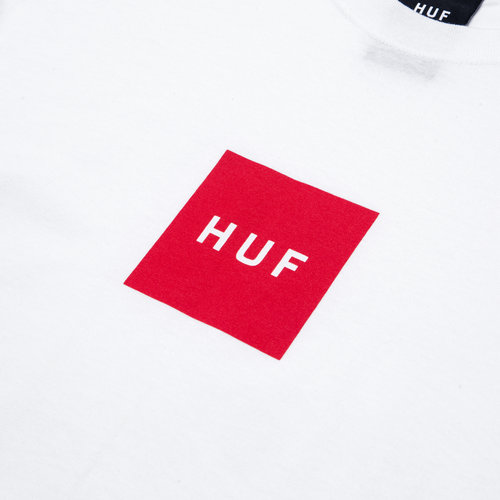 HUF Essentials Box Logo S/S Tee White