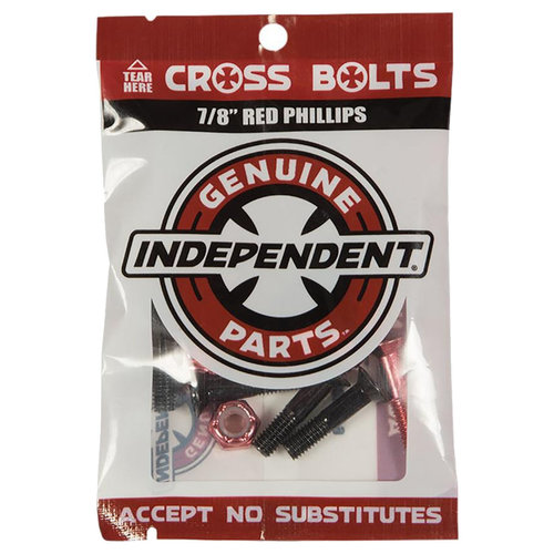 Independent 1" Kreuz Hardware Black/Red Independent 1" Kreuz Hardware Black/Red