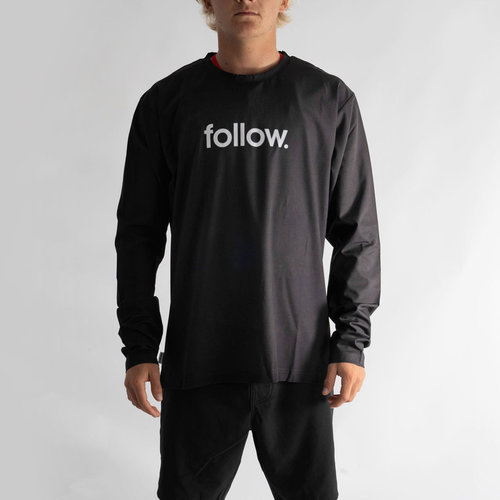 Follow Corp L/S Hydro Tee Black