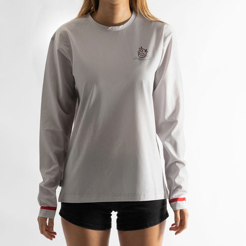 Follow Corp Wmns L/S Hydro Tee Cream