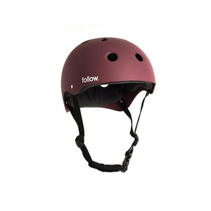 Follow Safety First Helmet Burnt Red