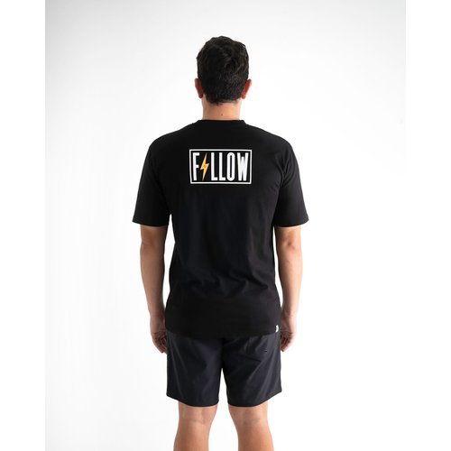 Follow Bolt Mens Tee Black