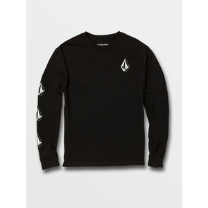 Volcom Boys Iconic Stone Basic Longsleeve Black