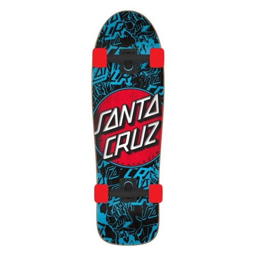 Santa Cruz Contra Distress Shaped Cruzer Black/Blue