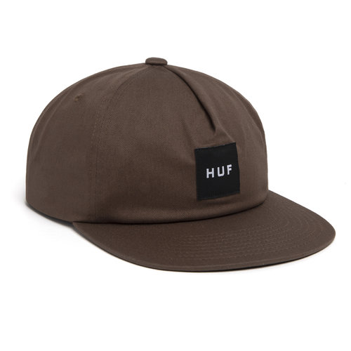 HUF Ess Unstructured Box Snapback Brown