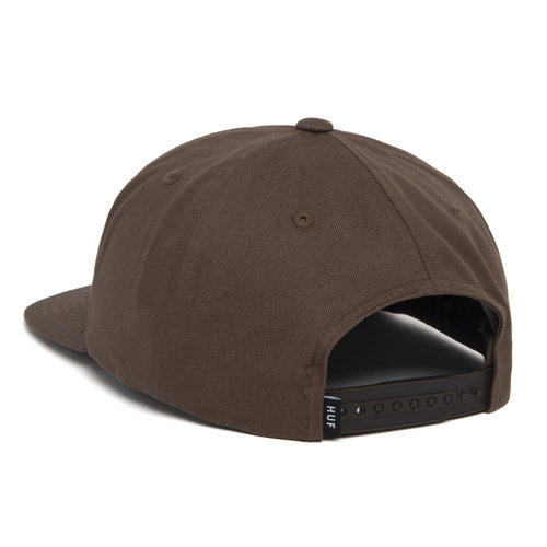 HUF Ess Unstructured Box Snapback Brown