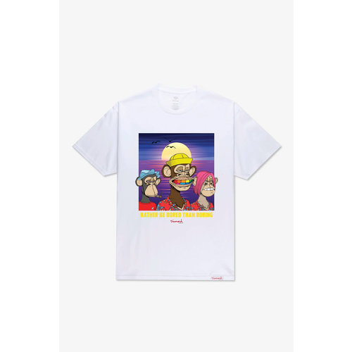 Diamond x Ape 3 Some Ape Tee White Diamond x Ape 3 Some Ape Tee White