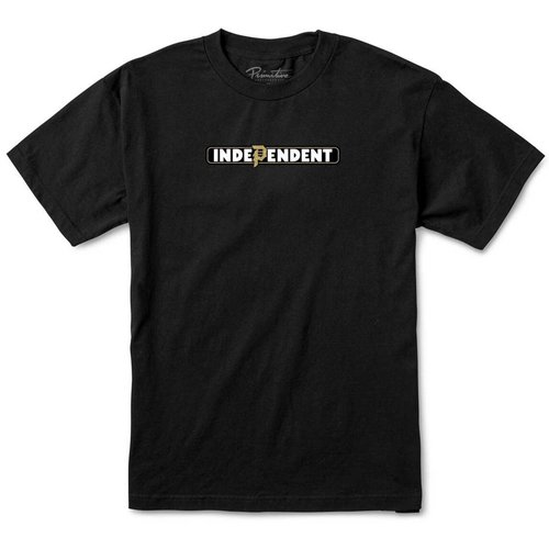 Primitive X Independent Bar Tee Black Primitive X Independent Bar Tee Black