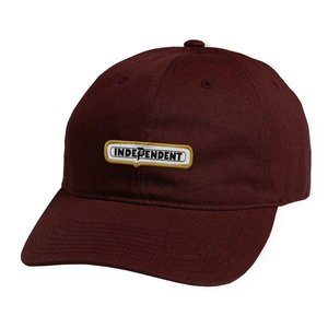 Primitive X Independent Bar Strapback Burgundy