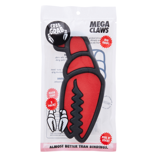 Crab Grab Traction Pad Mega Claw Black Red