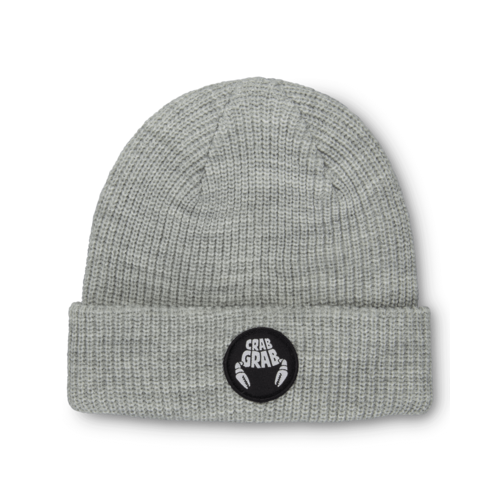 Circle Patch Hat Heather Grey