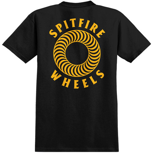 Spitfire Hollow Classic S/S Pocket T-Shirt Black/Gold