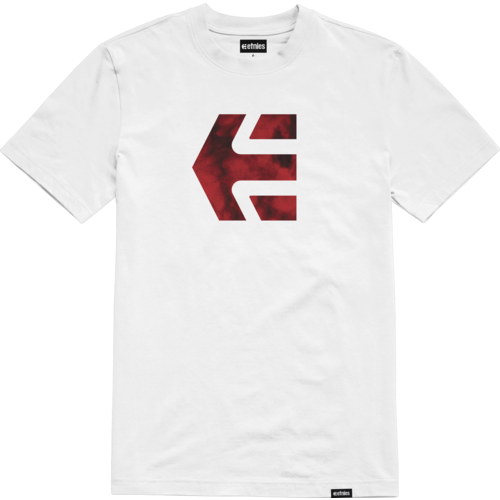 Etnies Icon Print T-Shirt White/Red Etnies Icon Print T-Shirt White/Red