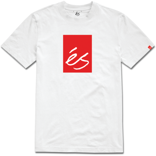 éS Main Block S/S T-Shirt White