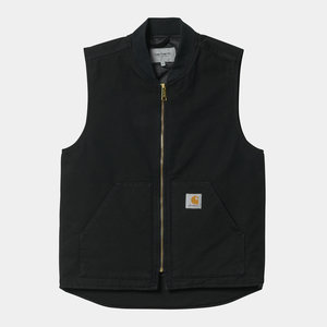 Carhartt WIP Classic Vest Black Rinsed