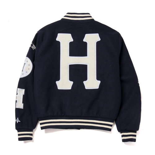 HUF 20 Year Classic H Varsity Jacket Navy