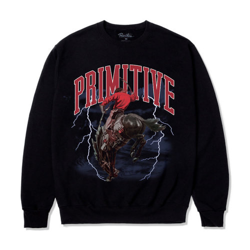 Primitive Night Rider Crewneck Black