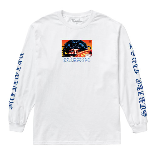 Primitive Big League L/S Tee White Primitive Big League L/S Tee White