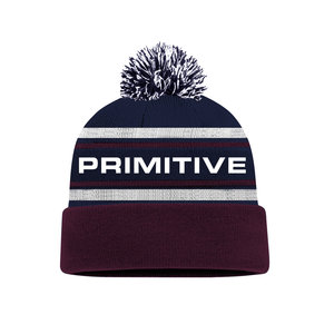 Primitive Euro Pom Beanie Burgundy