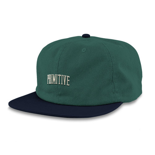 Primitive Mini Collegiate 6 Panel Unstructured Snapback Teal