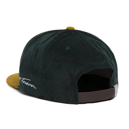 HUF Corduroy Classic H Snapback Forest Green