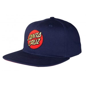 Santa Cruz Classic Dot Snapback Dark Navy