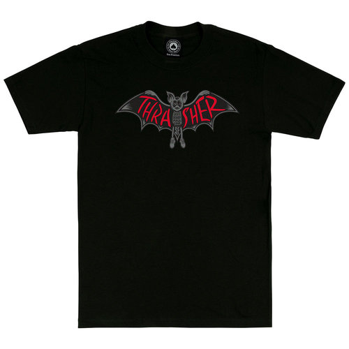 Thrasher Bat S/S T-Shirt Black Thrasher Bat S/S T-Shirt Black
