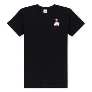 Rip N Dip Lord Santa Pocket Tee Black