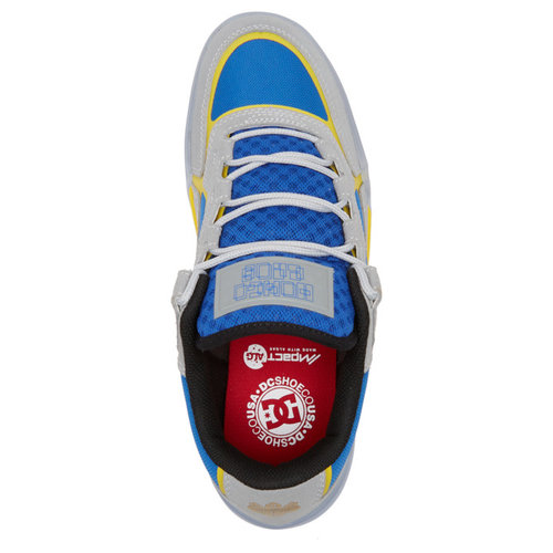 DC Shoes Metric x Hongo Shoe Grey Blue Yellow