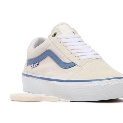 Vans Skate Old Skool Pro Shoes Raw Canvas Classic White