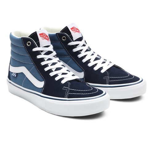 Vans Skate Sk8-Hi  Pro Shoes Navy/White